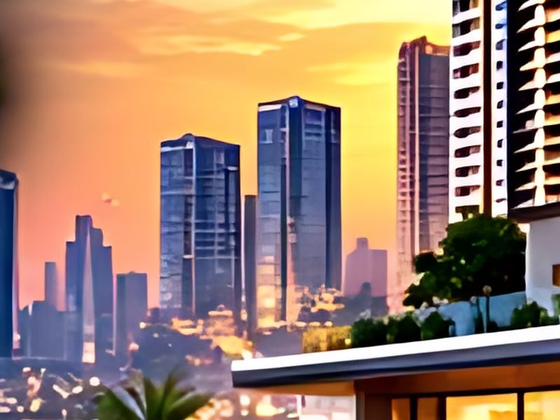 Noida city skyline